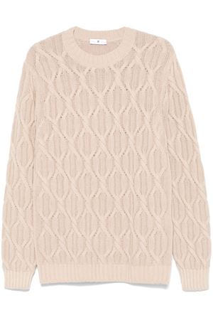 Maglione in lana vergine e cashmere beige PT TORINO | TL4TTG020SEA42MGL105